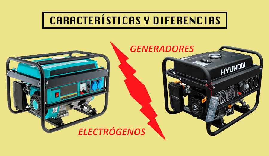 Diferencia entre generador y grupo electrógeno